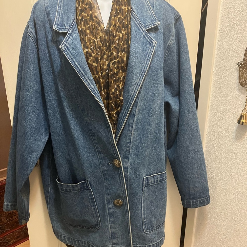 Denim Blue women’s Jacket size XL